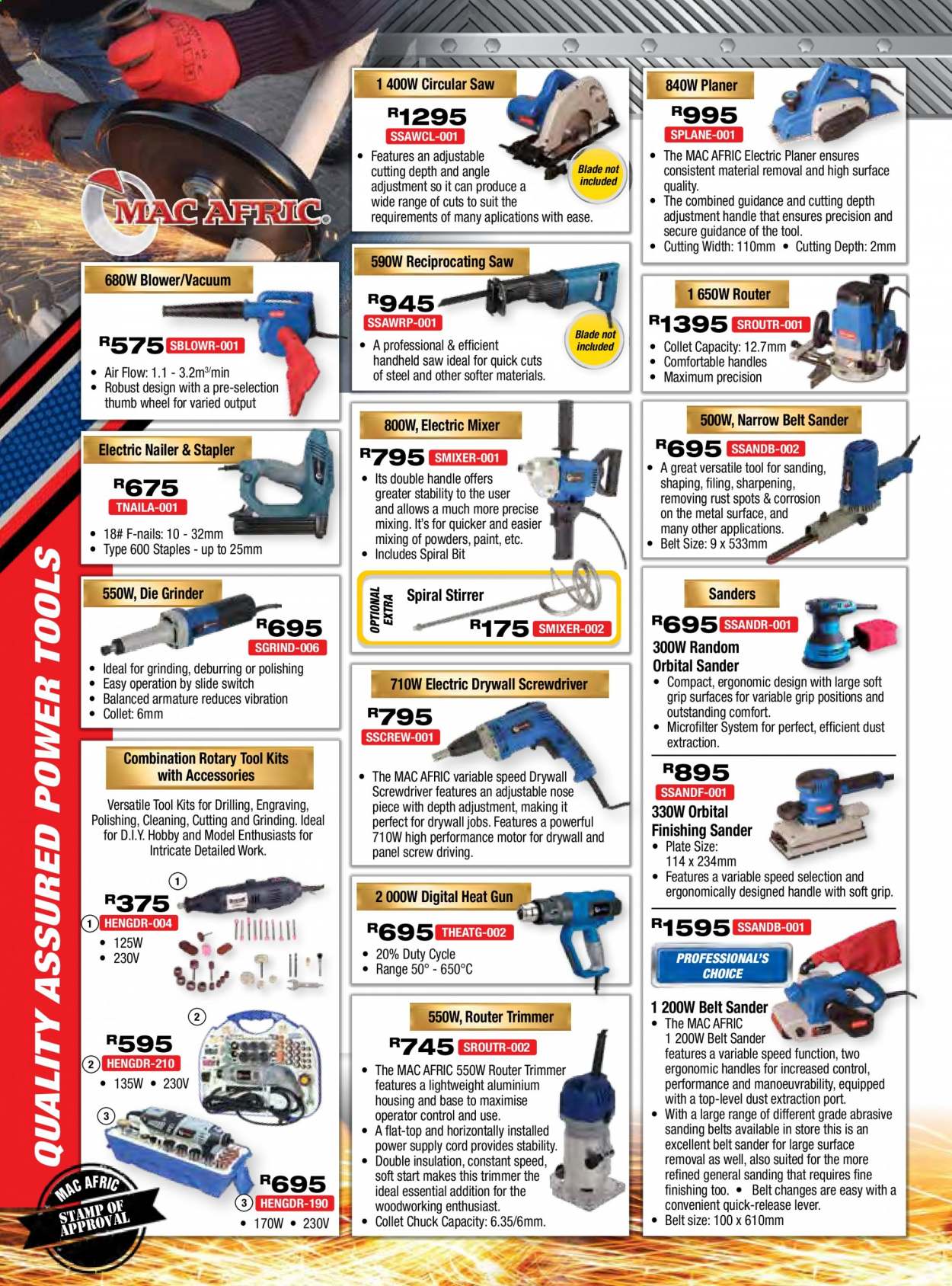 Adendorff Machinery Mart specials. Page 20