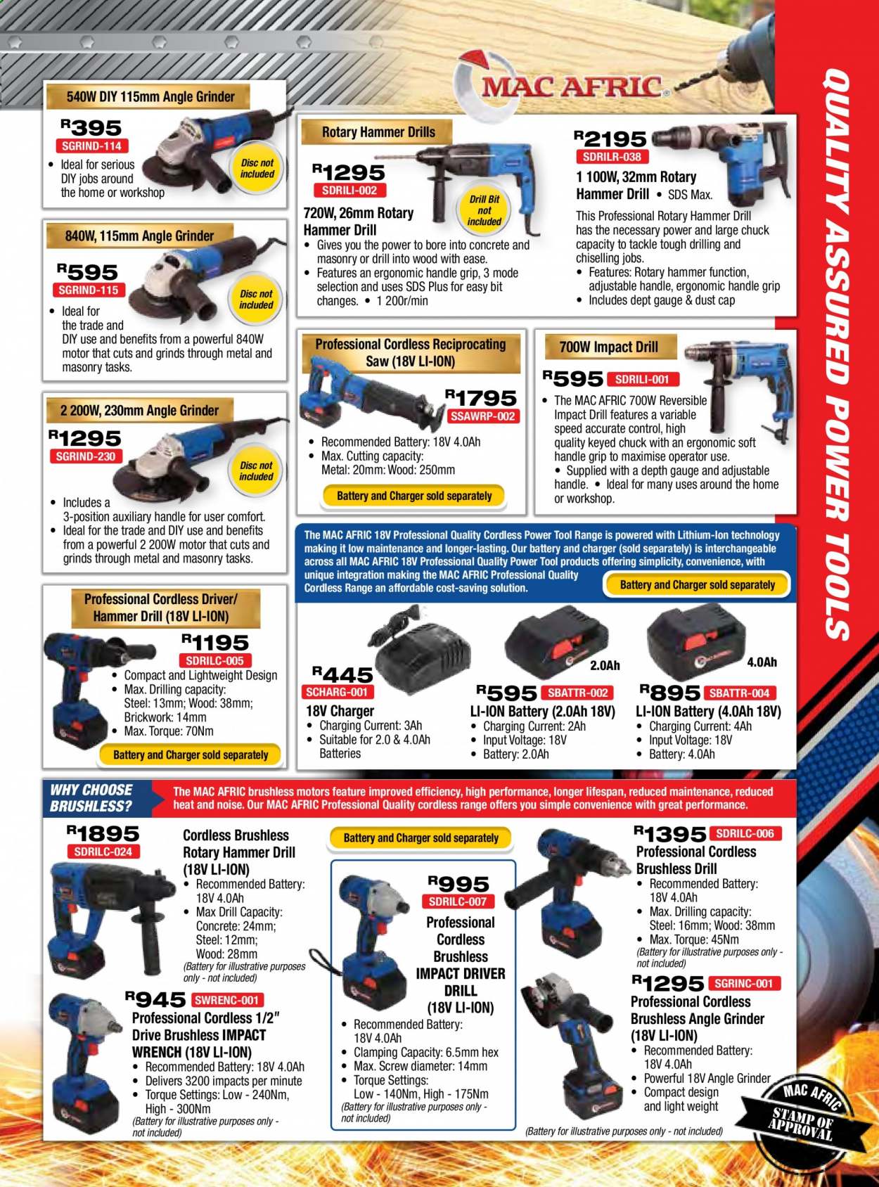 Adendorff Machinery Mart specials. Page 21