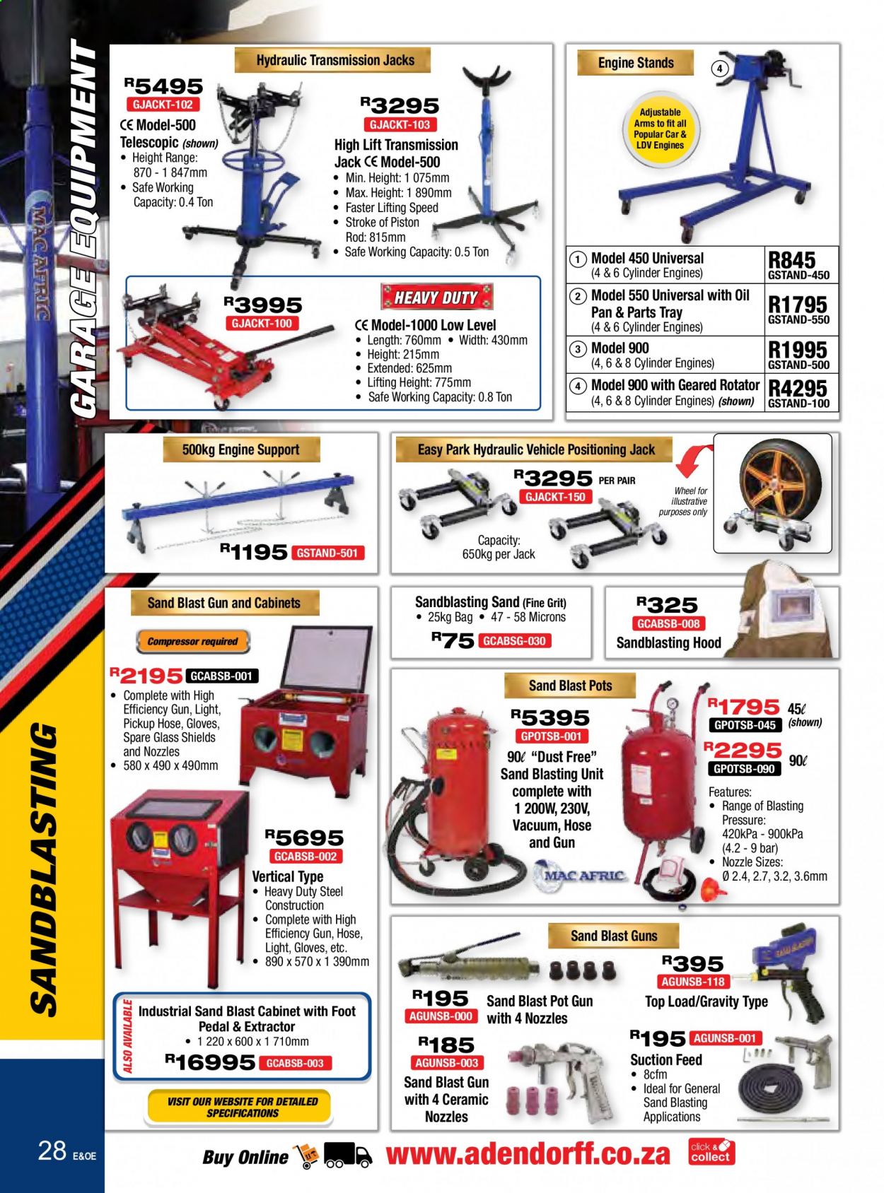 Adendorff Machinery Mart specials. Page 28