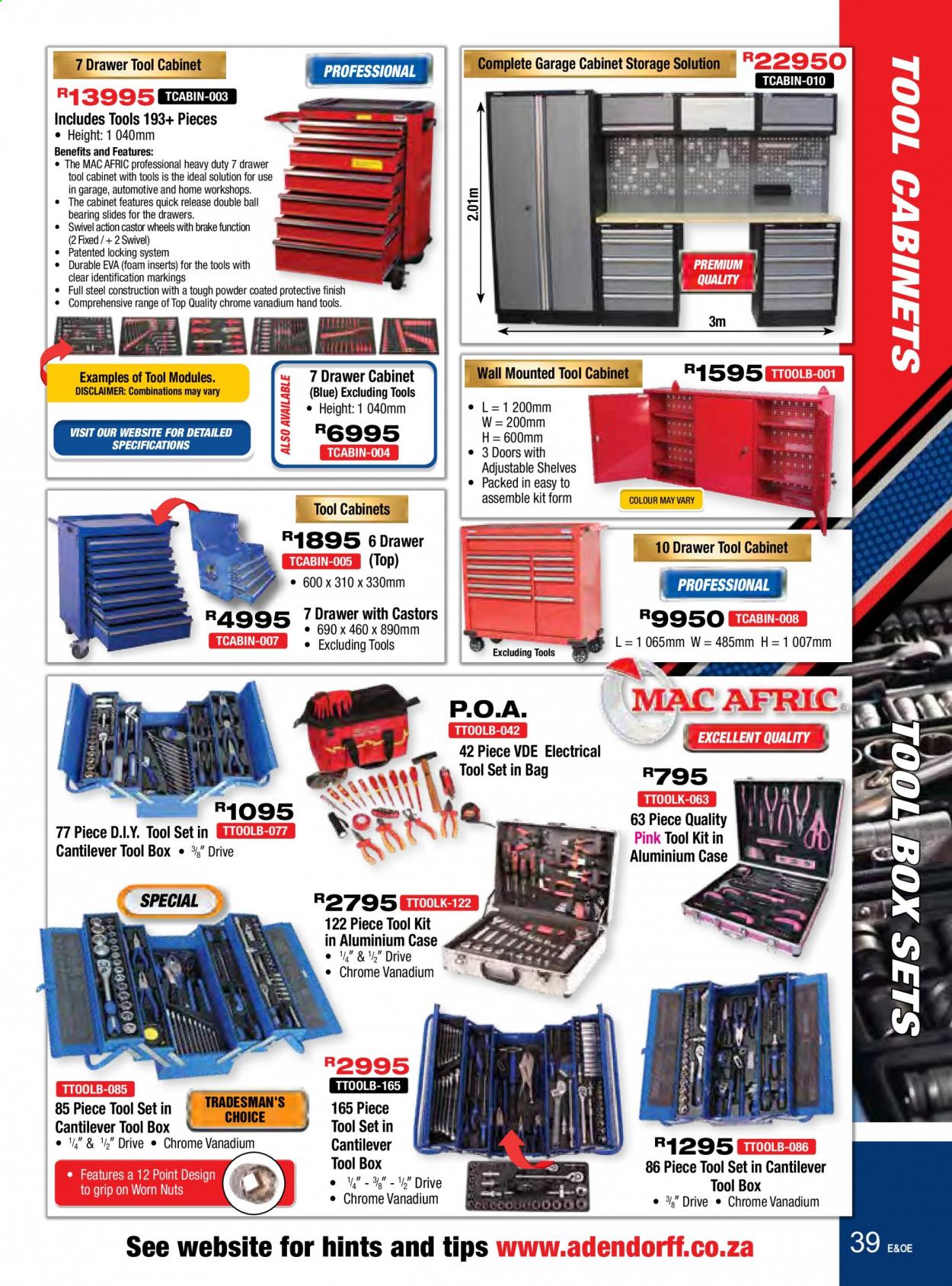 Adendorff Machinery Mart specials. Page 39