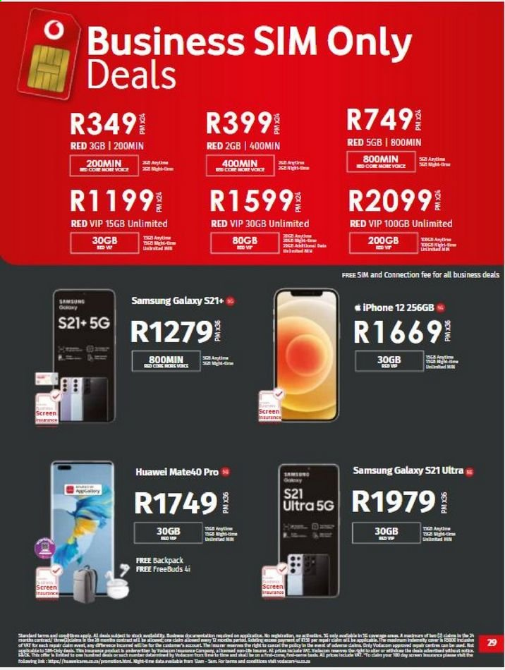 Vodacom specials - 07/07/2021 - 05/08/2021. Page 30