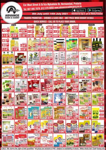Advance Cash & Carry catalogue  - 07.08.2021 - 07.14.2021.
