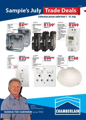 Chamberlain catalogue  - 07.01.2021 - 07.31.2021.