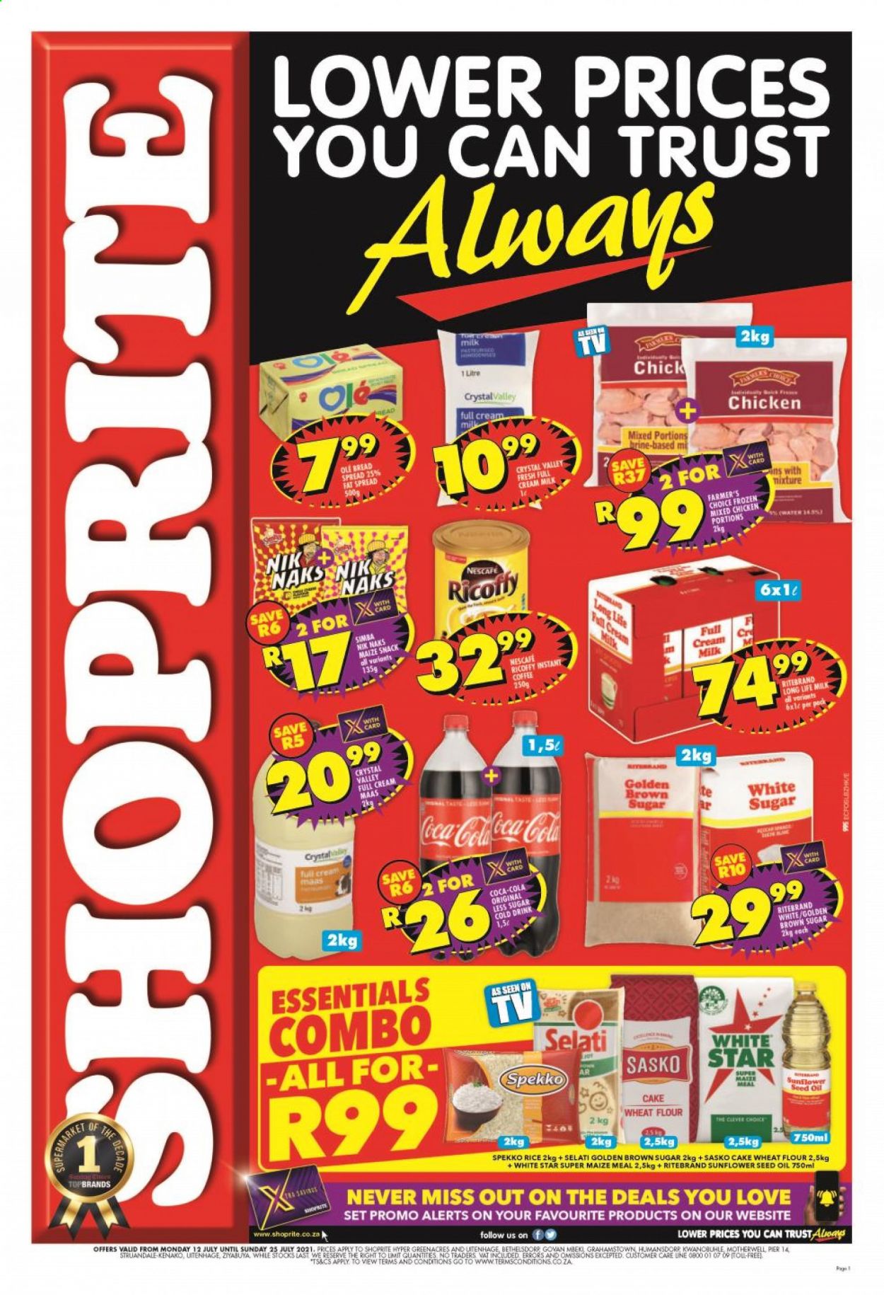 Shoprite specials - 12/07/2021 - 25/07/2021. Page 1