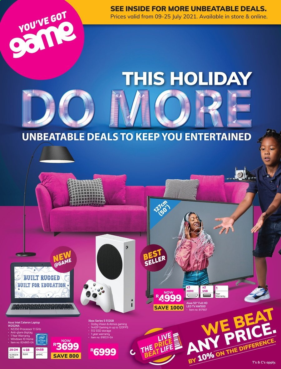 Game specials - 09/07/2021 - 25/07/2021. Page 1