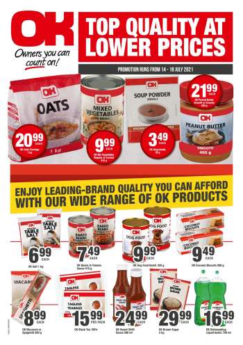 OK Foods catalogue  - 07.14.2021 - 07.18.2021.