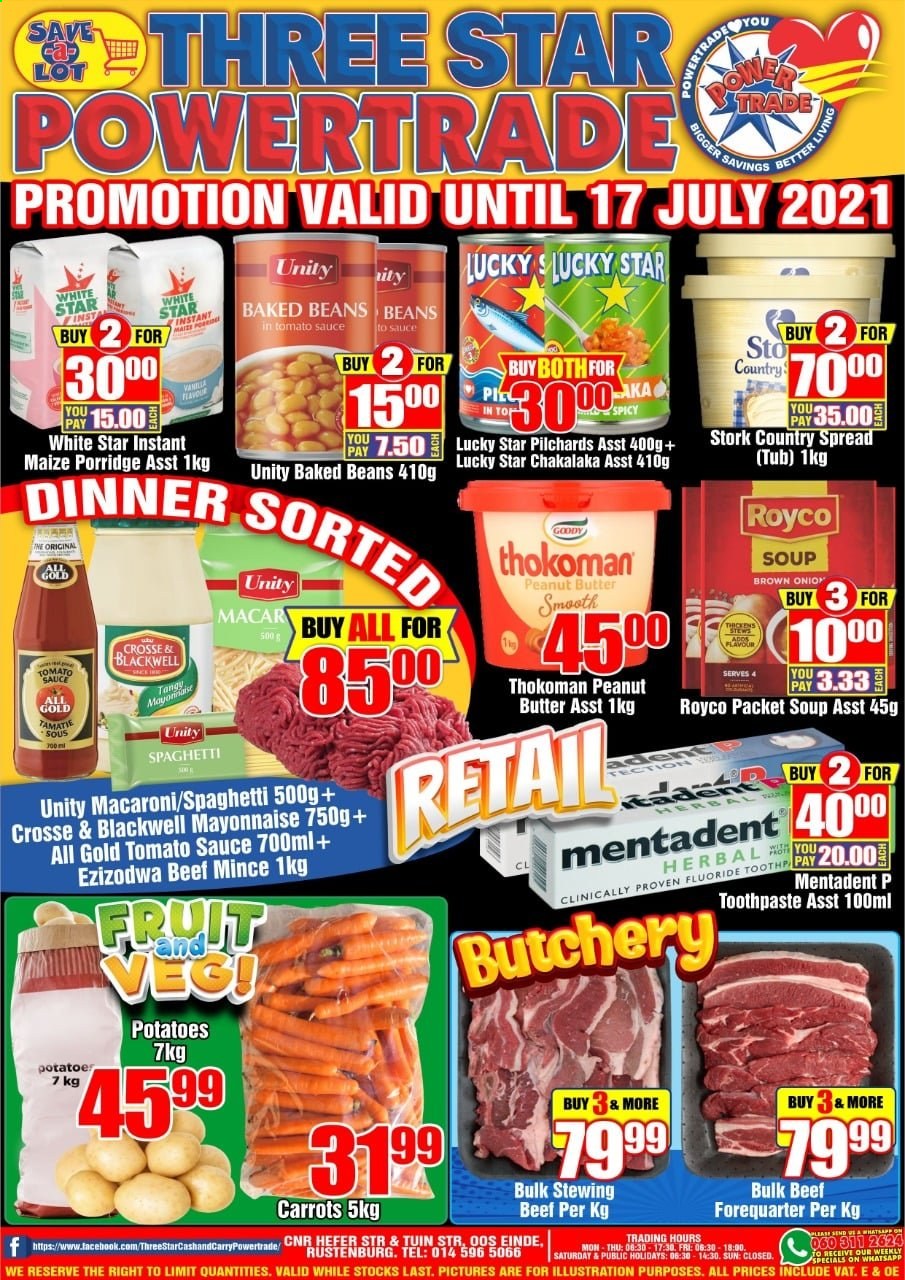 Three Star Cash and Carry specials - 13/07/2021 - 17/07/2021. Page 1
