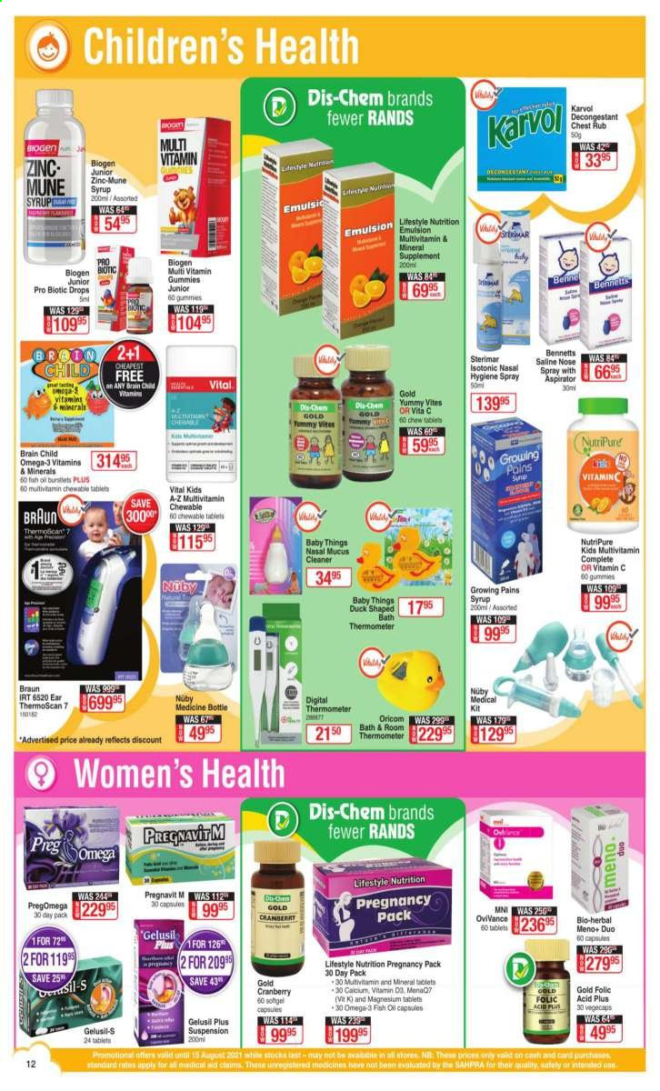 Dis-Chem specials - 16/07/2021 - 15/08/2021. Page 12