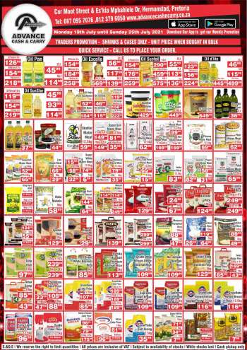 Advance Cash & Carry catalogue  - 07.19.2021 - 07.25.2021.