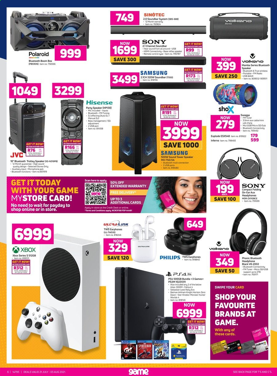 Game specials - 21/07/2021 - 03/08/2021. Page 6