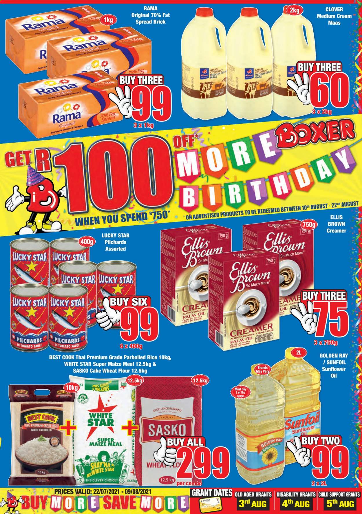 Boxer specials - 22/07/2021 - 09/08/2021. Page 1