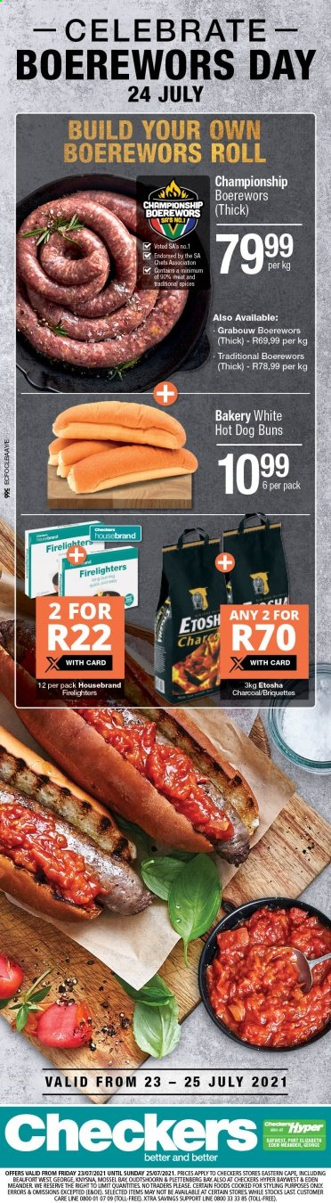 Checkers specials - 23/07/2021 - 25/07/2021. Page 1