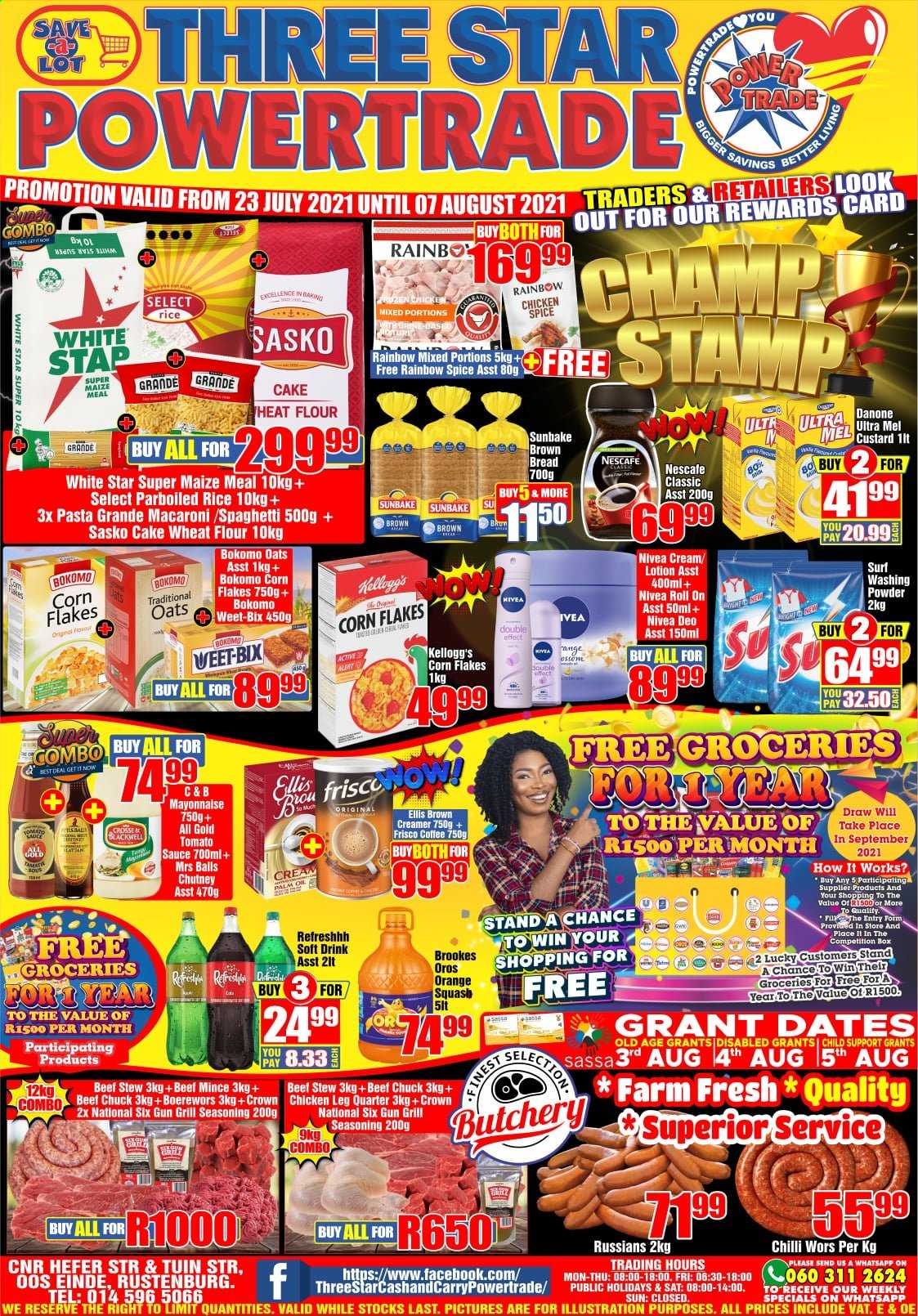 Three Star Cash and Carry specials - 23/07/2021 - 07/08/2021. Page 1