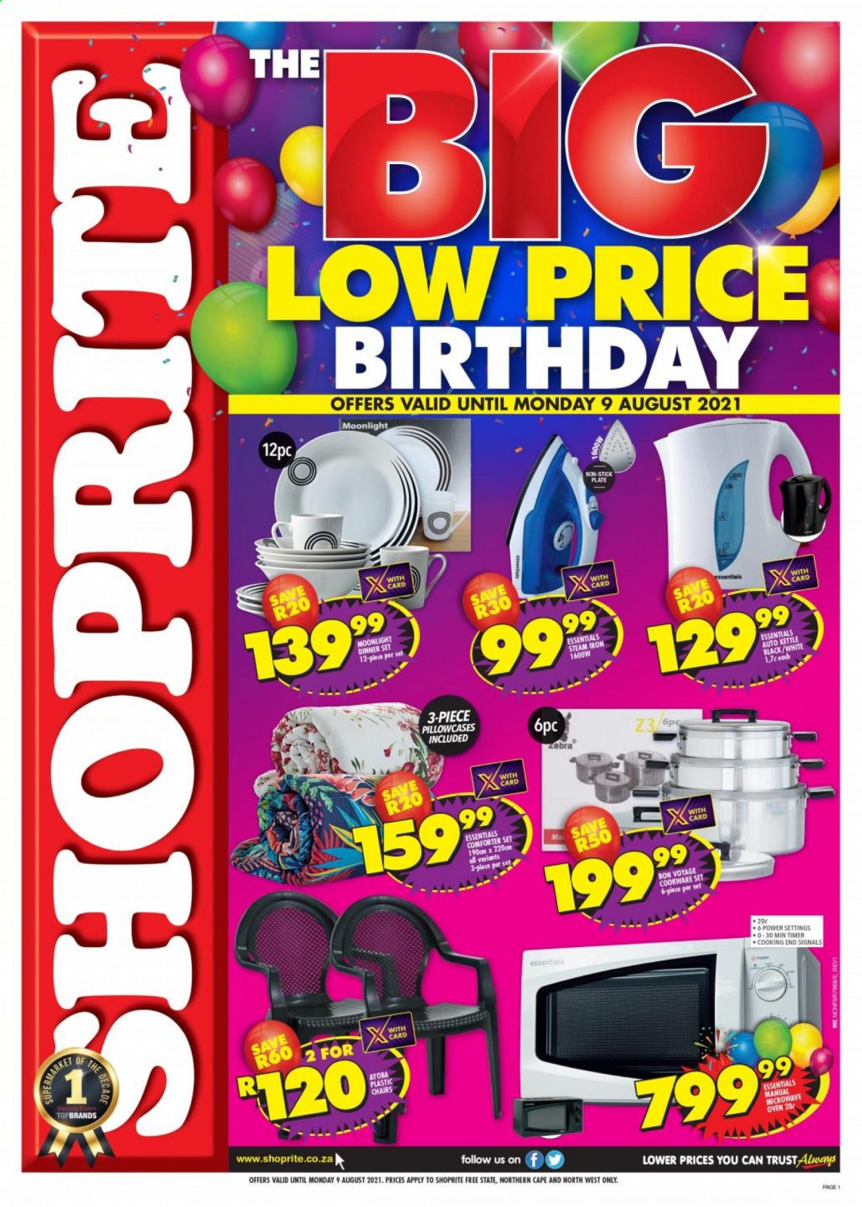 Shoprite specials - 26/07/2021 - 09/08/2021. Page 1