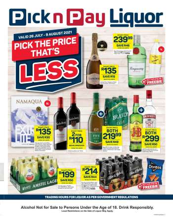 Pick n Pay catalogue  - 07.26.2021 - 08.09.2021.