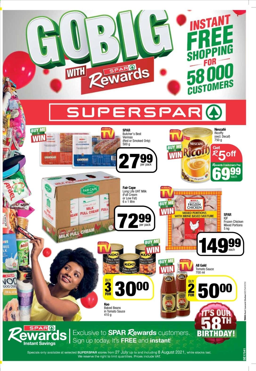 SPAR specials - 27/07/2021 - 08/08/2021. Page 1
