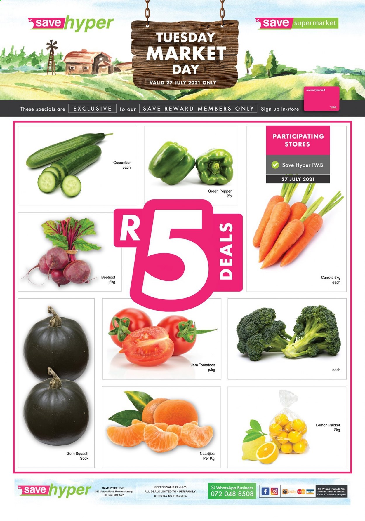 Save specials - 27/07/2021 - 27/07/2021. Page 1