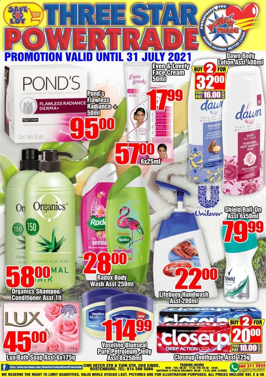 Three Star Cash and Carry specials - 27/07/2021 - 31/07/2021. Page 1