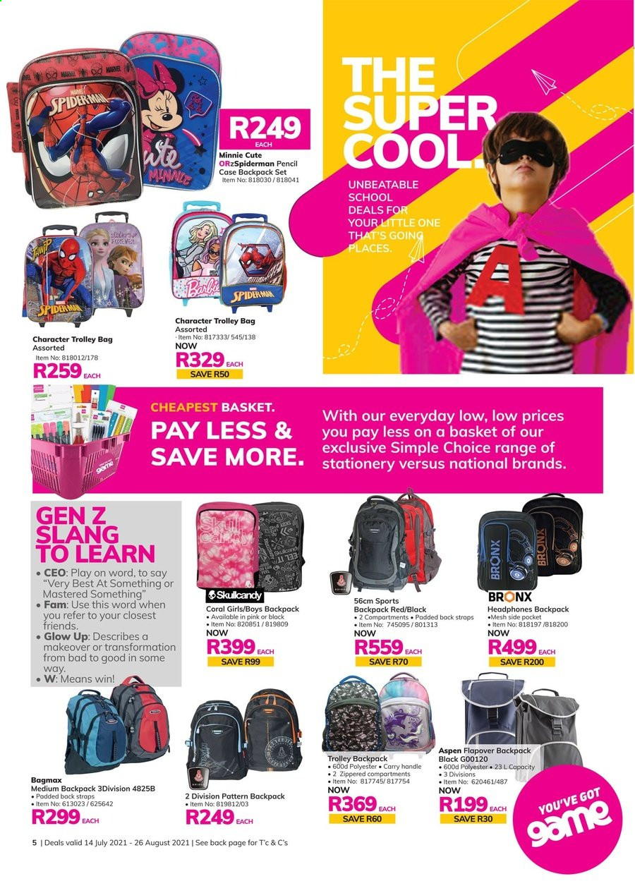Game specials - 14/07/2021 - 26/08/2021. Page 5