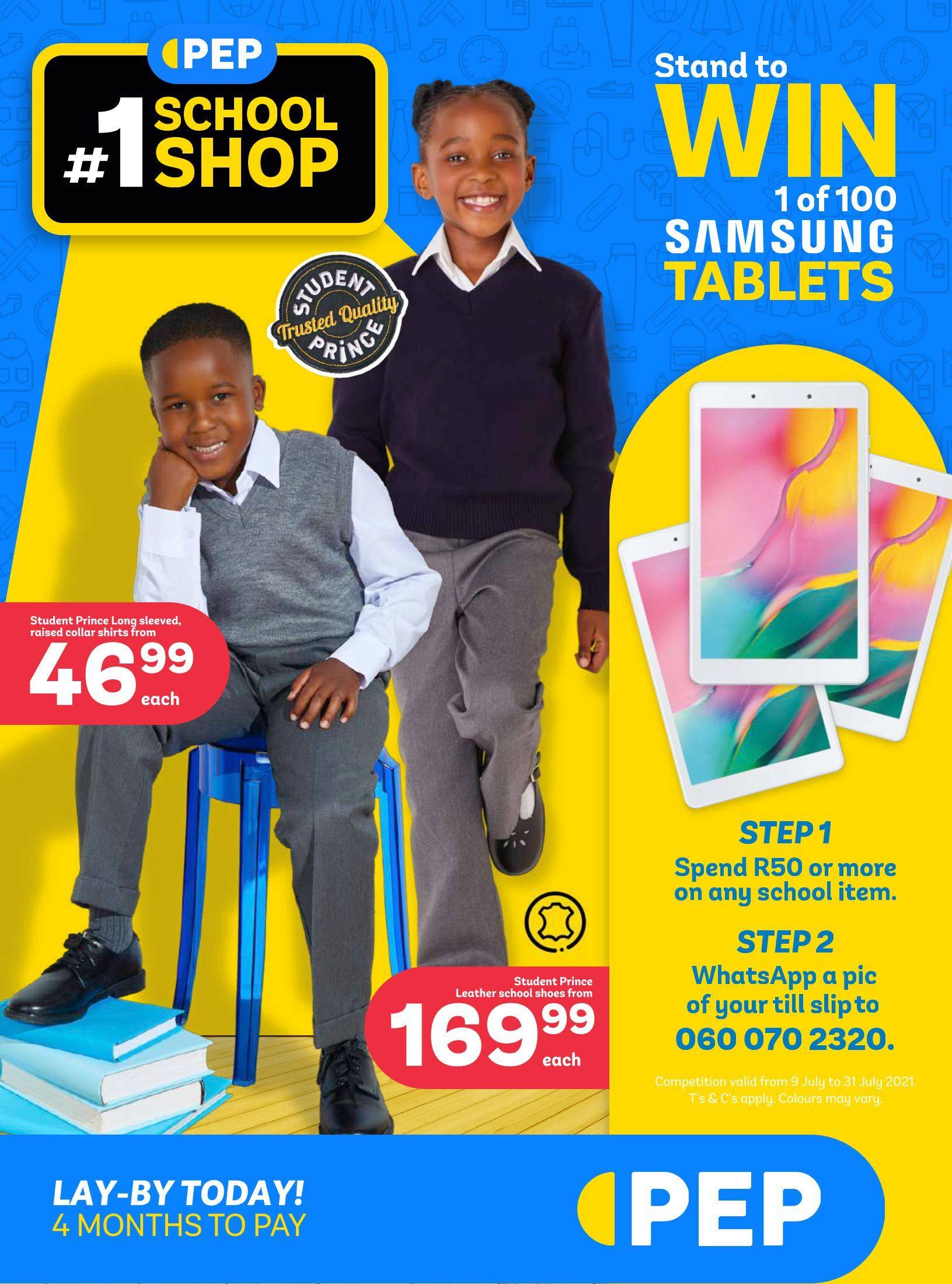 PEP Stores specials - 09/07/2021 - 31/07/2021. Page 1
