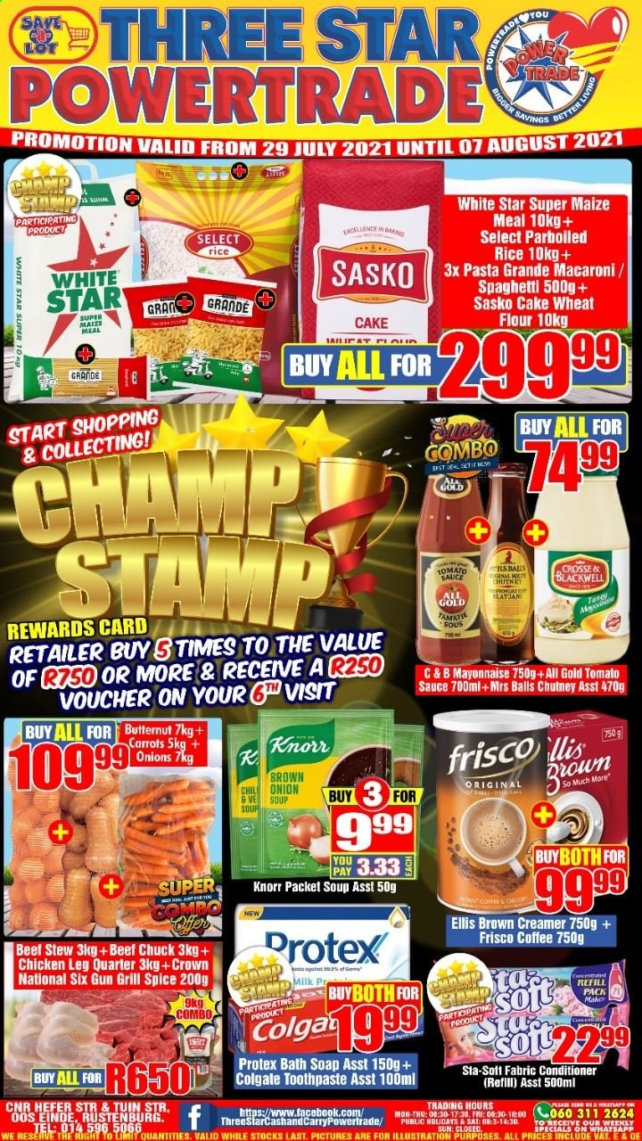 Three Star Cash and Carry specials - 29/07/2021 - 07/08/2021. Page 1