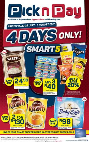 Pick n Pay catalogue  - 07.29.2021 - 08.01.2021.