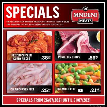 Mndeni Meats catalogue  - 07.26.2021 - 07.31.2021.
