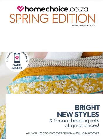 HomeChoice catalogue  - 08.01.2021 - 09.30.2021.