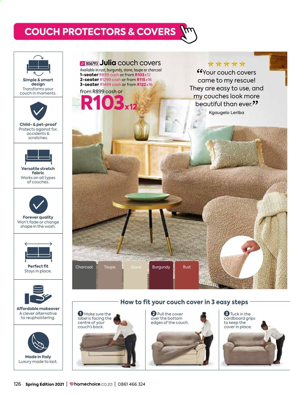 HomeChoice specials - 01/08/2021 - 30/09/2021. Page 126