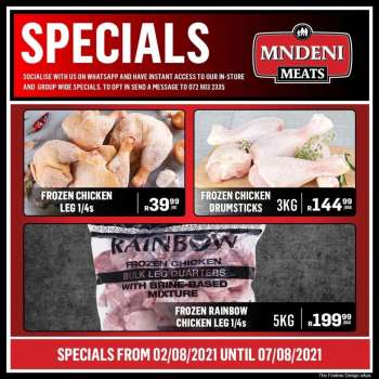 Mndeni Meats catalogue  - 08.02.2021 - 08.07.2021.