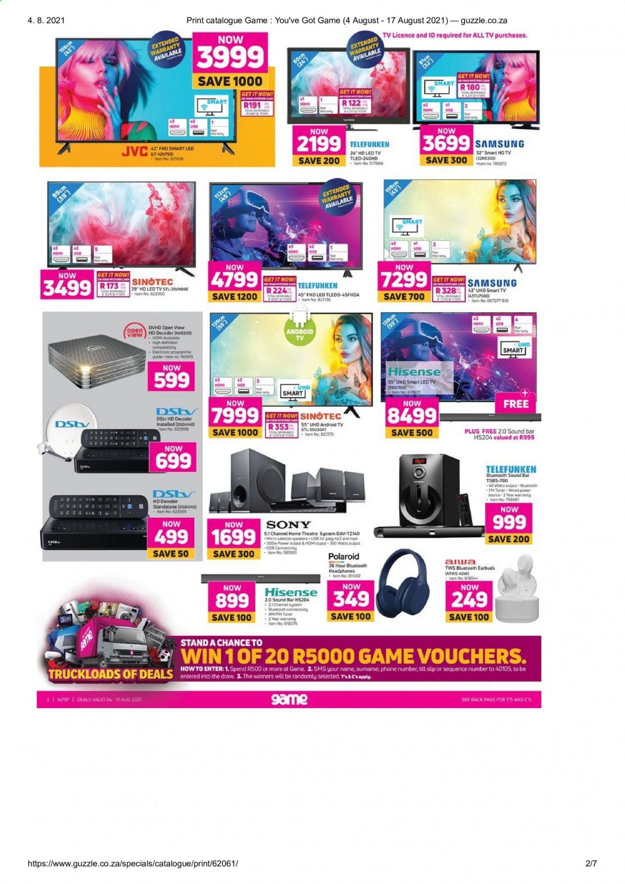 Game specials - 04/08/2021 - 17/08/2021. Page 2