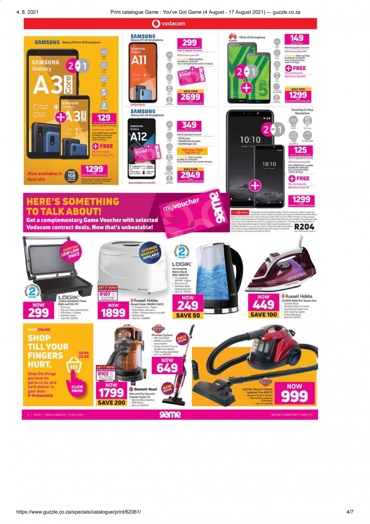 Game specials - 04/08/2021 - 17/08/2021. Page 4