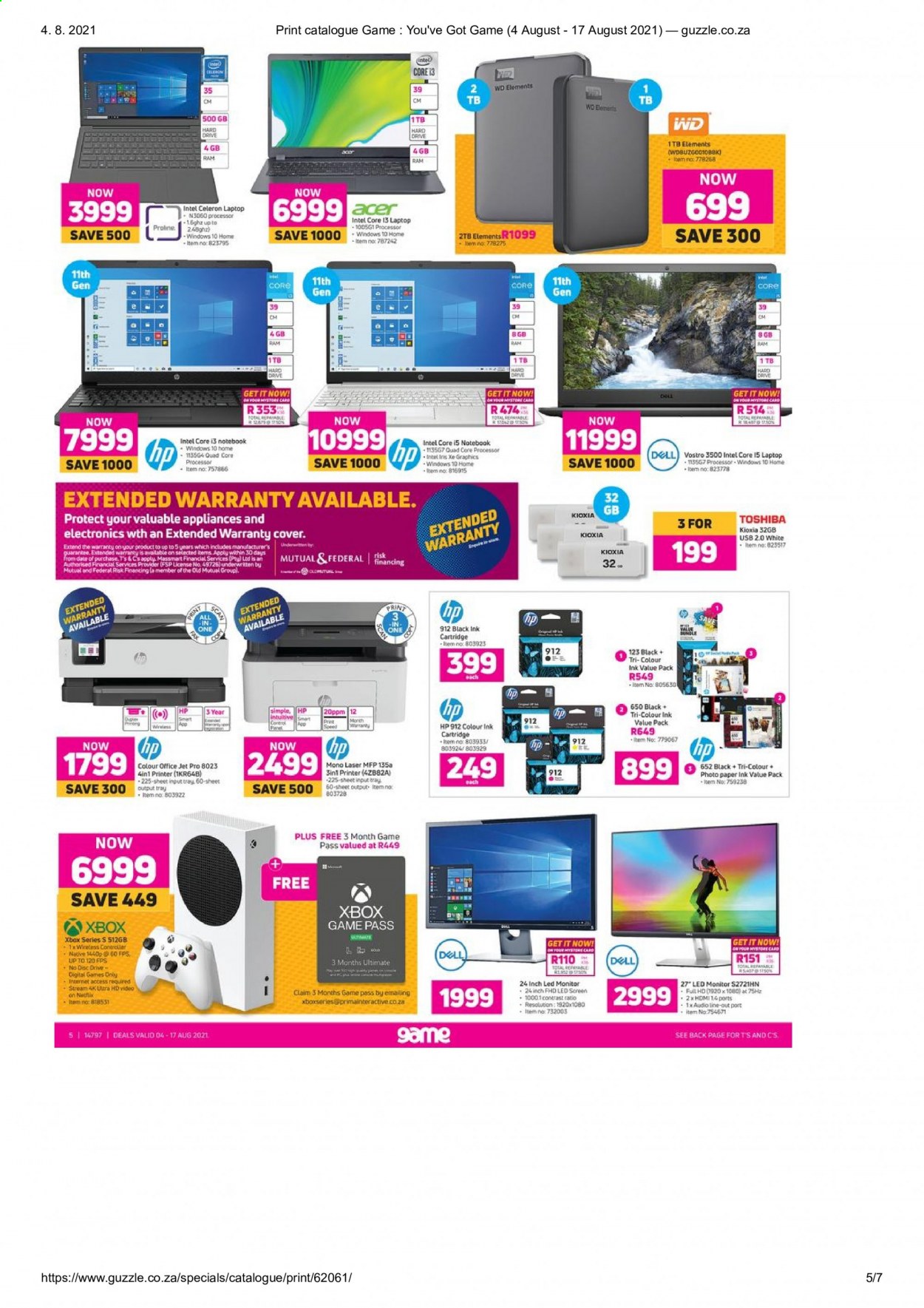 Game specials - 04/08/2021 - 17/08/2021. Page 5