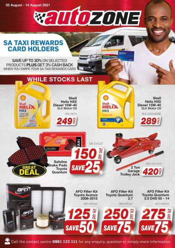 AutoZone catalogue  - 08.05.2021 - 08.14.2021.