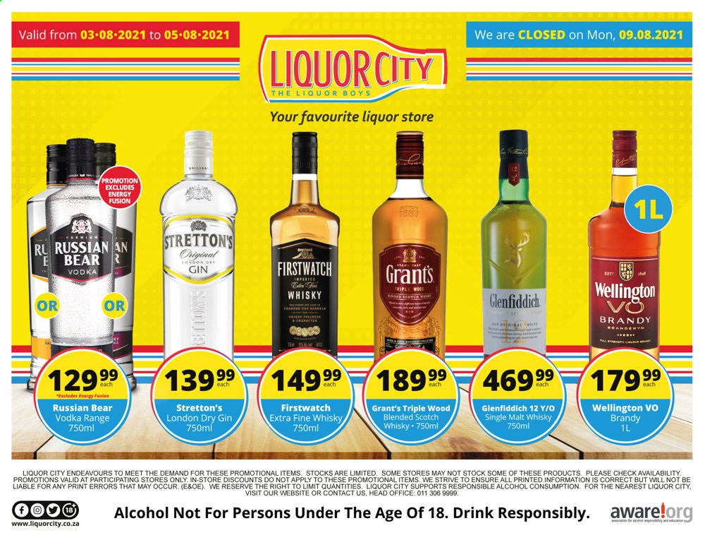 Liquor City specials - 03/08/2021 - 05/08/2021. Page 1