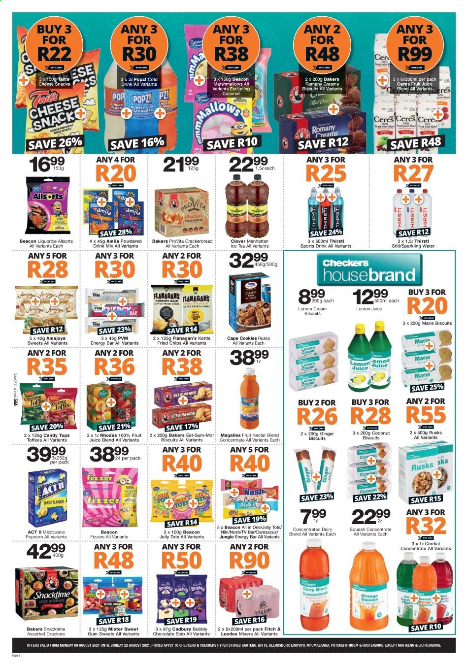 Checkers specials - 09/08/2021 - 22/08/2021. Page 6