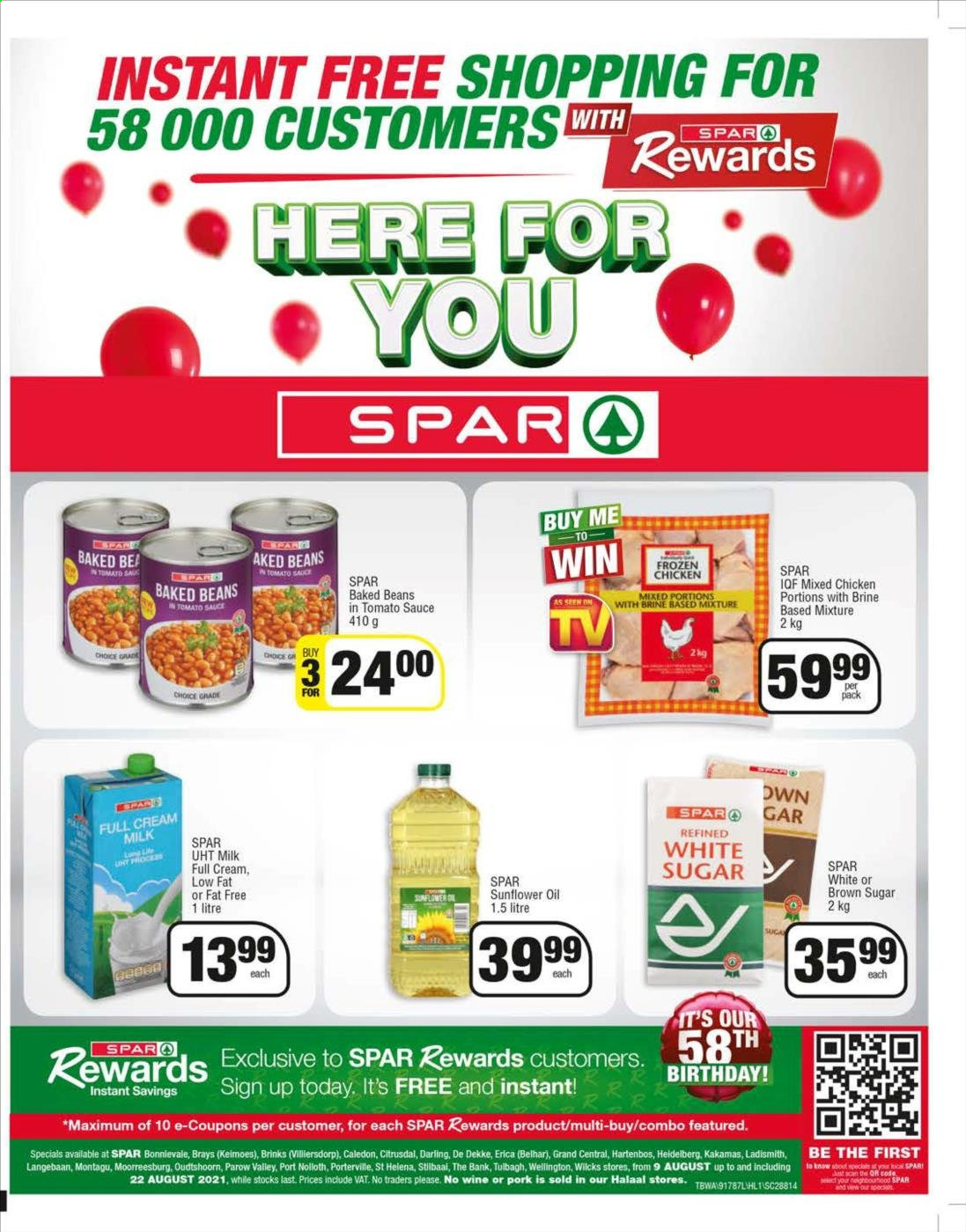 SPAR specials - 09/08/2021 - 22/08/2021. Page 1