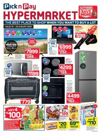 Pick n Pay catalogue  - 08.10.2021 - 08.22.2021.
