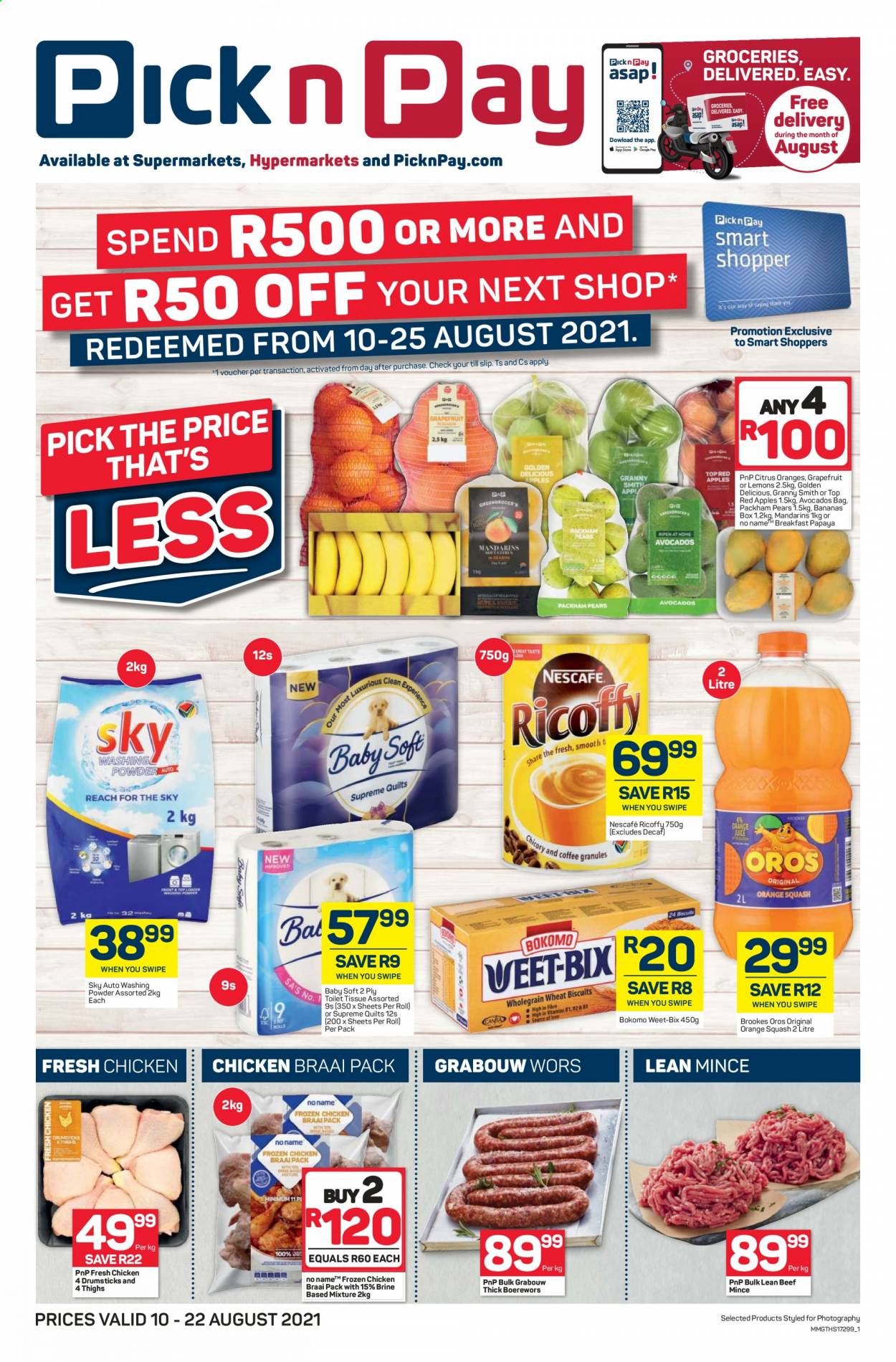 Pick n Pay specials - 10/08/2021 - 22/08/2021. Page 1