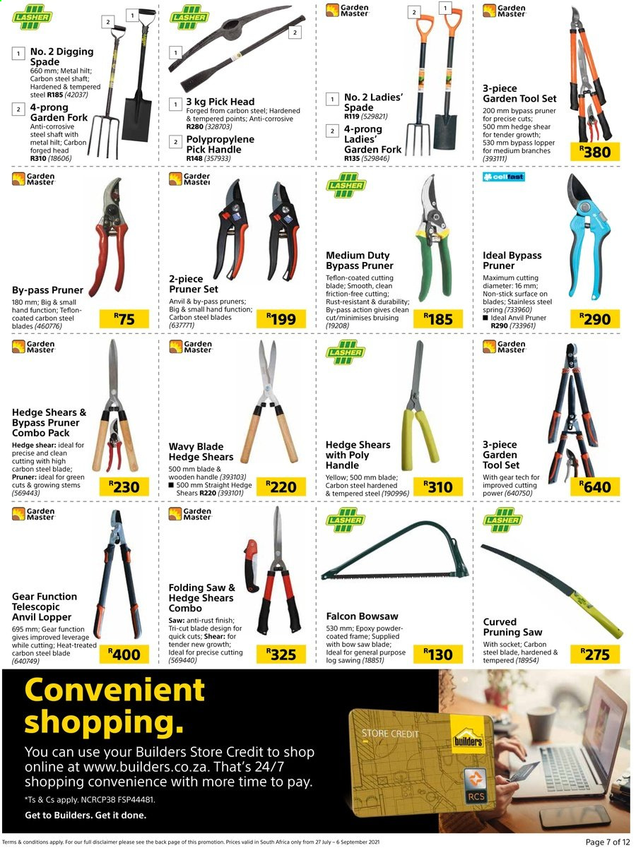 Builders specials - 27/07/2021 - 06/09/2021. Page 7