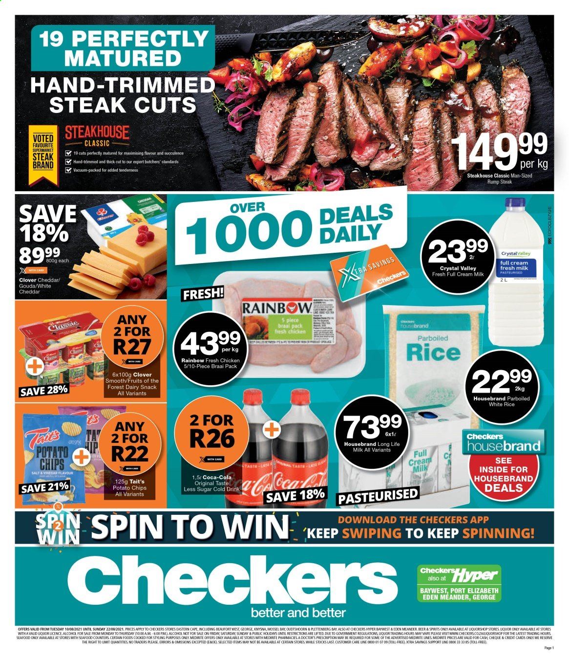 Checkers specials - 10/08/2021 - 22/08/2021. Page 1