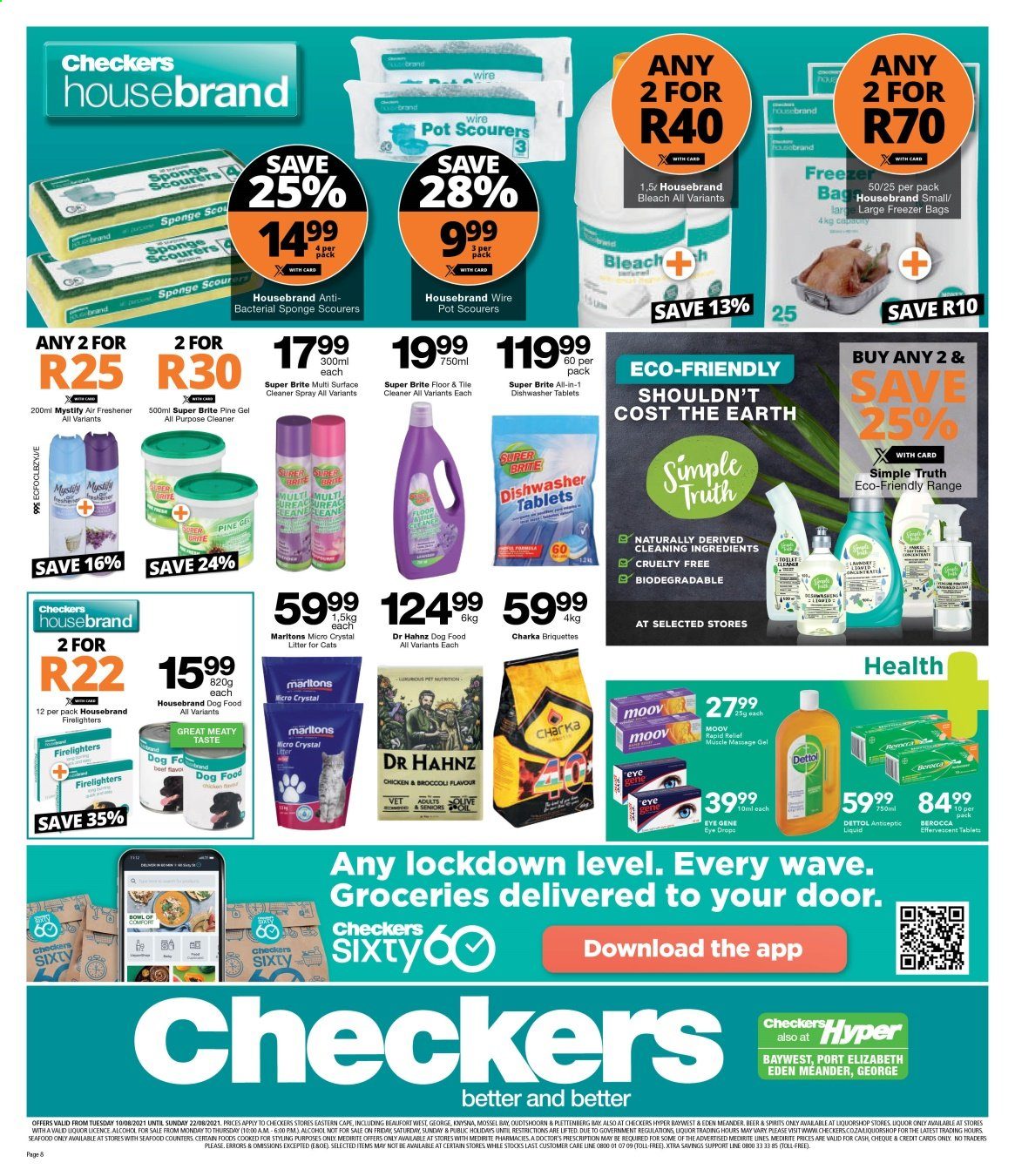 Checkers specials - 10/08/2021 - 22/08/2021. Page 8