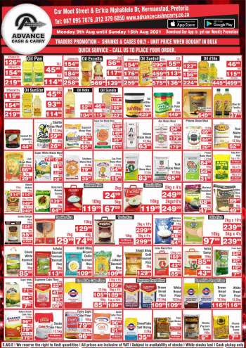 Advance Cash & Carry catalogue  - 08.09.2021 - 08.15.2021.