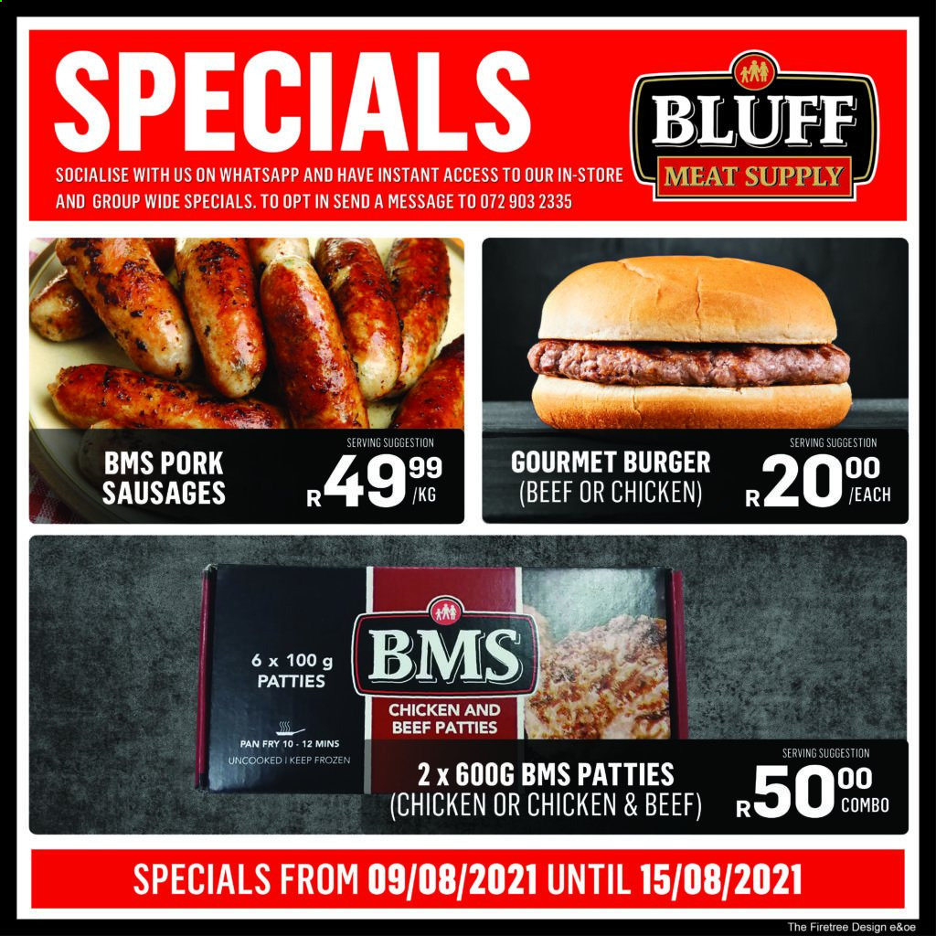 Bluff Meat Supply specials - 09/08/2021 - 15/08/2021. Page 2