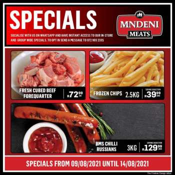 Mndeni Meats catalogue  - 08.09.2021 - 08.14.2021.