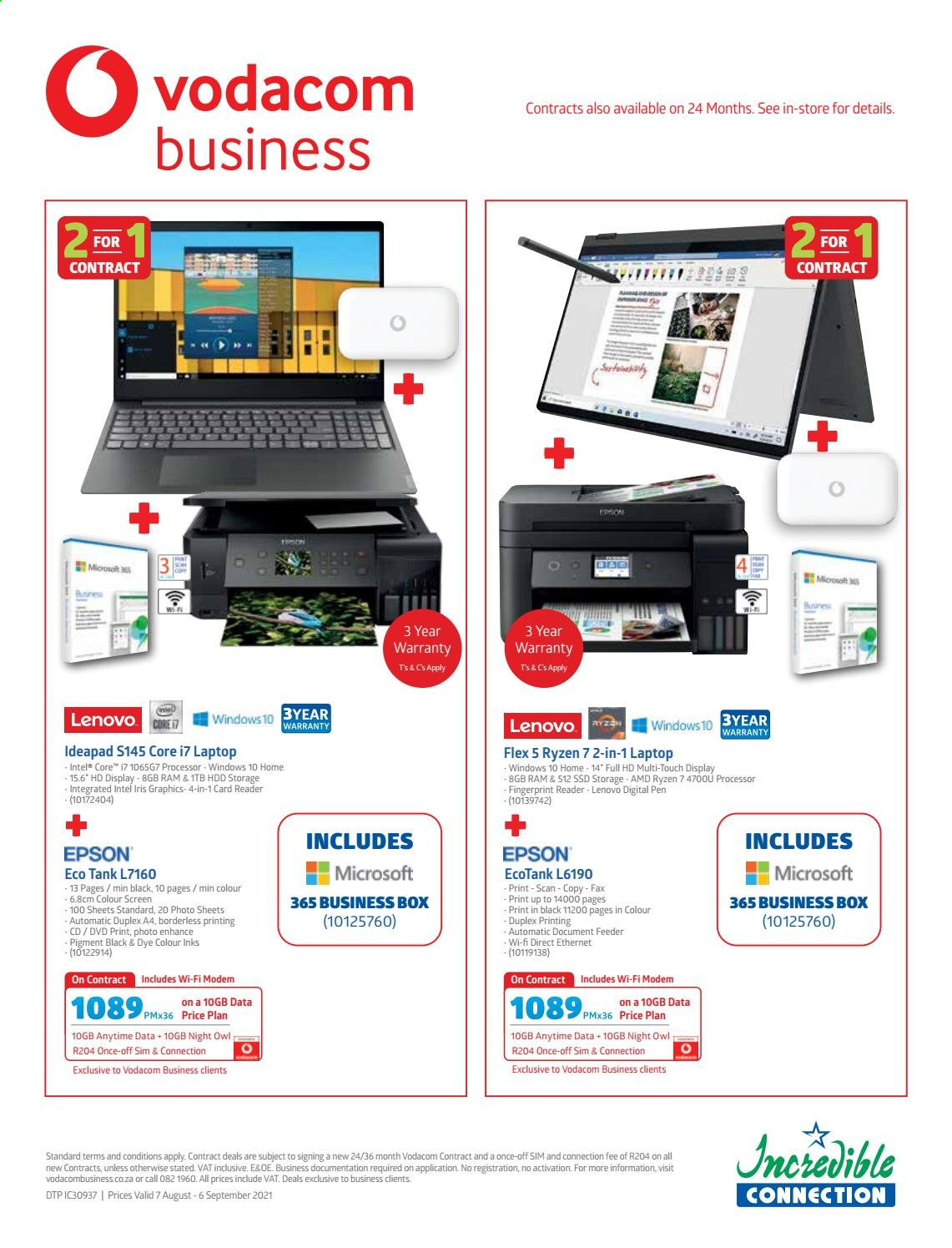 Incredible Connection specials - 07/08/2021 - 06/09/2021. Page 20