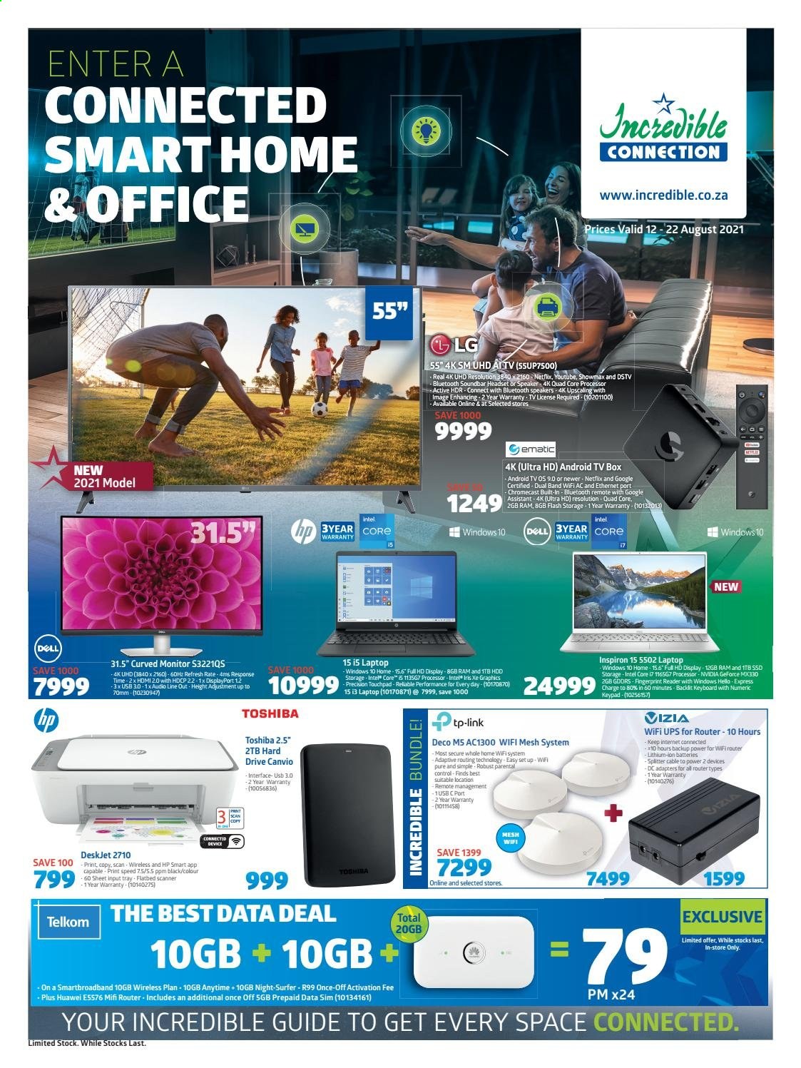 Incredible Connection specials - 12/08/2021 - 22/08/2021. Page 1
