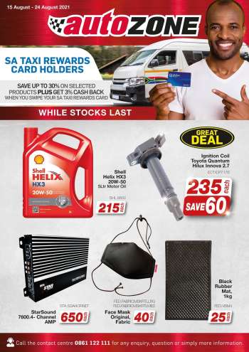 AutoZone catalogue  - 08.15.2021 - 08.24.2021.