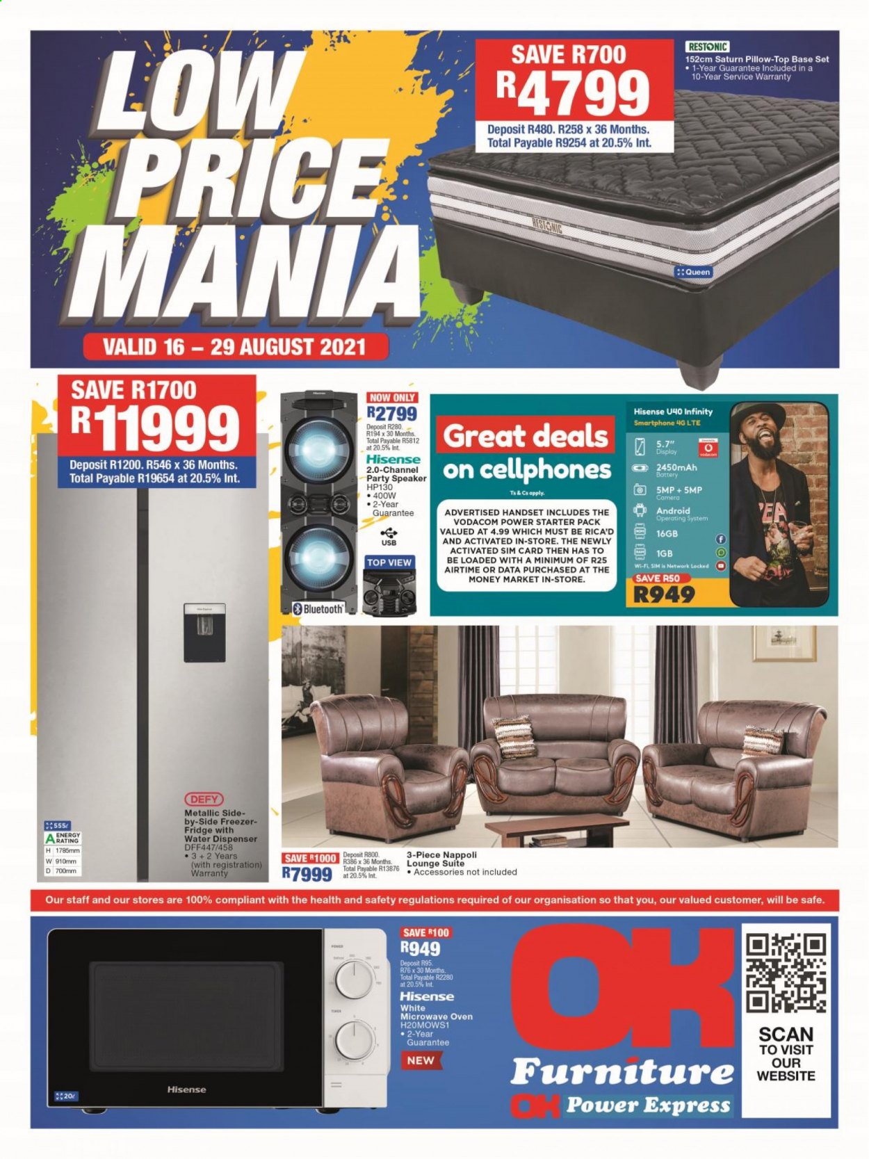 OK Furniture specials - 16/08/2021 - 29/08/2021. Page 1