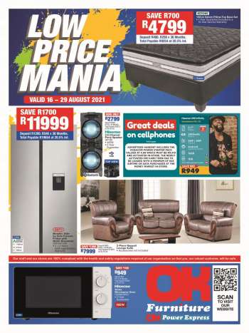 OK Furniture catalogue  - 08.16.2021 - 08.29.2021.